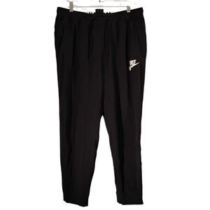 Nike sweatpants mens XL XLarge black  jogger swoosh just do it logo CI1196